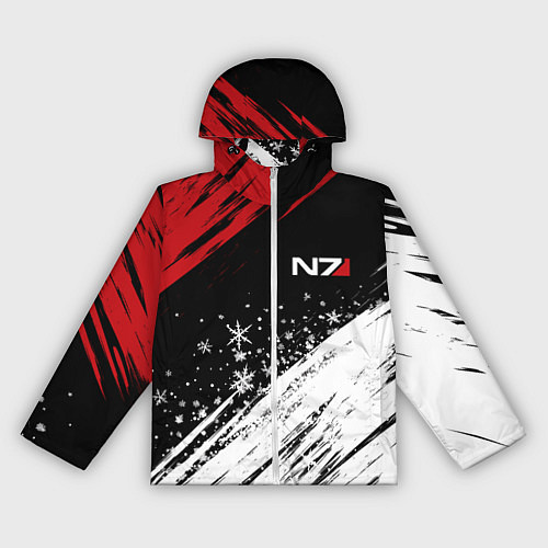 Женская ветровка Mass Effect - Merry Christmas / 3D-Белый – фото 1