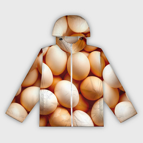 Женская ветровка Яйца / 3D-Белый – фото 1