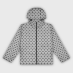 Ветровка с капюшоном женская Перекрёсток, цвет: 3D-черный