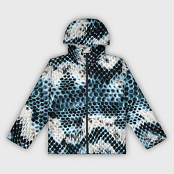 Ветровка с капюшоном женская Змеиный тренд, цвет: 3D-черный