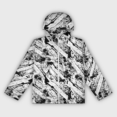 Женская ветровка Гранж текстура отпечатки краски / 3D-Белый – фото 1