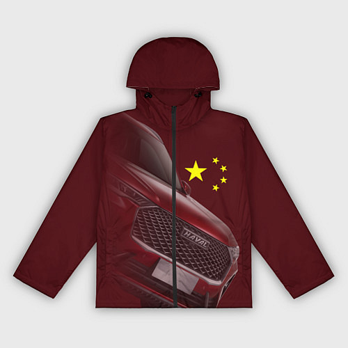 Женская ветровка Haval и флаг / 3D-Черный – фото 1