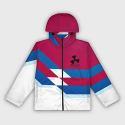 Ветровка с капюшоном женская Stalker geometry, цвет: 3D-черный