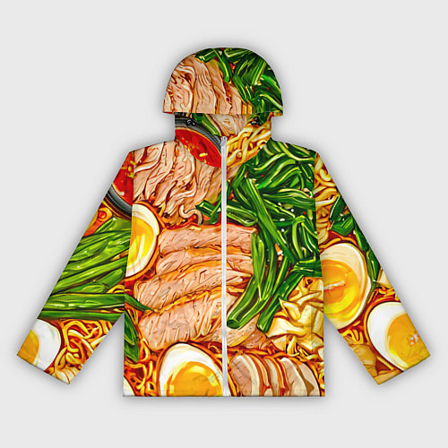 Женская ветровка Суп рамен / 3D-Белый – фото 1