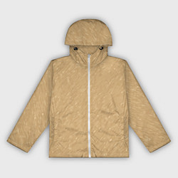 Ветровка с капюшоном женская Песчаный бежевый текстурный, цвет: 3D-белый