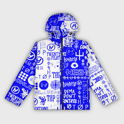 Женская ветровка Twenty one pilots лого / 3D-Черный – фото 1