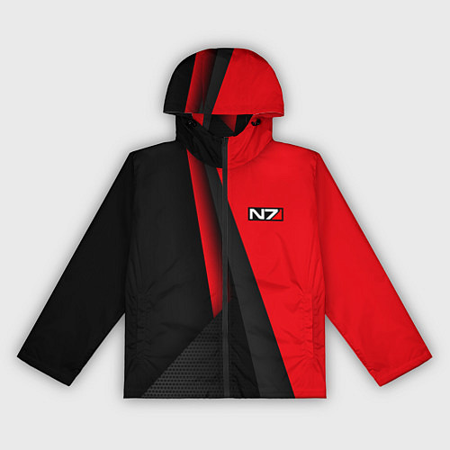 Женская ветровка N7 - красная униформа / 3D-Черный – фото 1