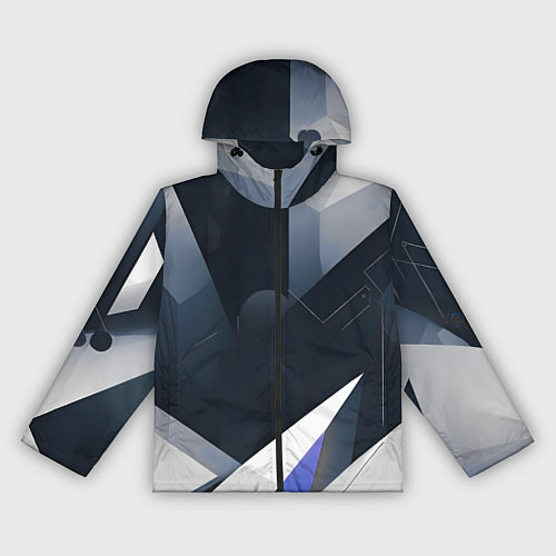 Женская ветровка Абстракция город следующего века / 3D-Черный – фото 1