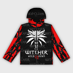 Ветровка с капюшоном женская Ведьмак - волк, цвет: 3D-черный