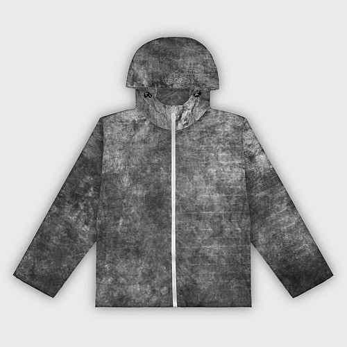 Женская ветровка Абстракция - gray wall / 3D-Белый – фото 1