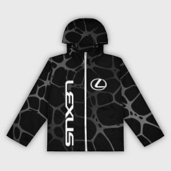 Ветровка с капюшоном женская Lexus - монохромный, цвет: 3D-белый