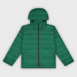 Ветровка с капюшоном женская Тёмный зелёный текстурные полосы, цвет: 3D-черный