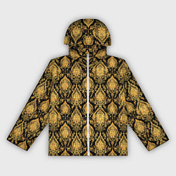Ветровка с капюшоном женская Тайский золотой орнамент, цвет: 3D-белый