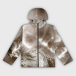 Ветровка с капюшоном женская Песок и вода, цвет: 3D-черный