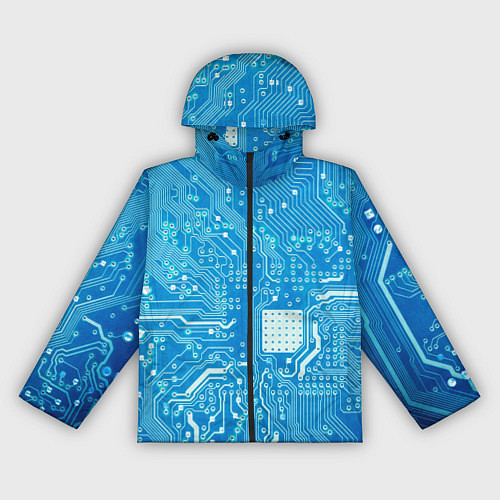 Женская ветровка Системная плата / 3D-Черный – фото 1