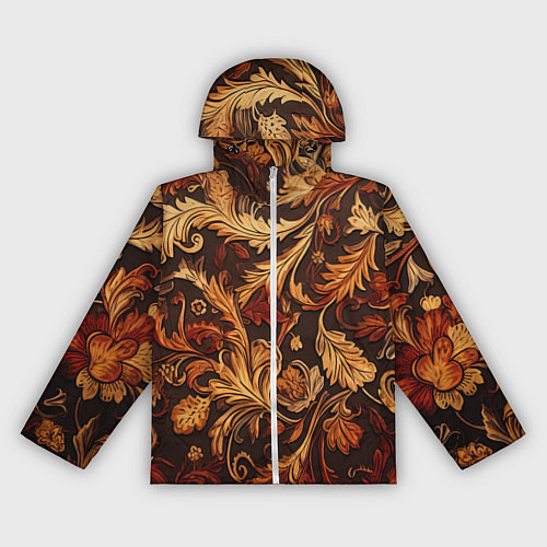 Женская ветровка Старый ковер текстура / 3D-Белый – фото 1