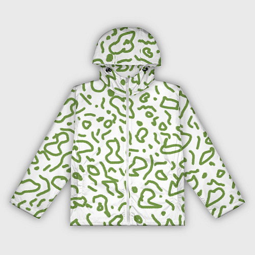 Женская ветровка Закорючки / 3D-Белый – фото 1