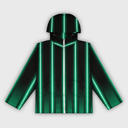 Женская ветровка Neon turquoise / 3D-Белый – фото 1