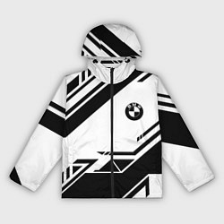 Ветровка с капюшоном женская BMW geometry black, цвет: 3D-черный