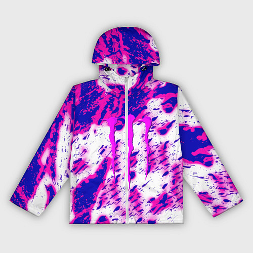 Женская ветровка Monster energy краски гранж / 3D-Белый – фото 1