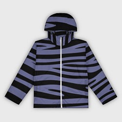 Ветровка с капюшоном женская Морские полоски, цвет: 3D-белый