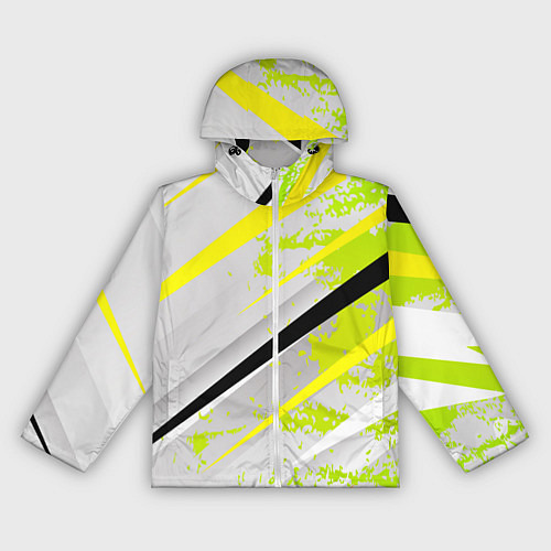Женская ветровка Color white light green / 3D-Белый – фото 1