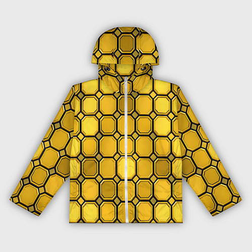 Женская ветровка Золотой паттерн / 3D-Белый – фото 1