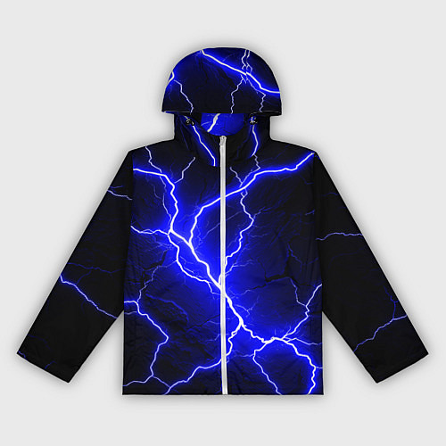 Женская ветровка Color blue black / 3D-Белый – фото 1
