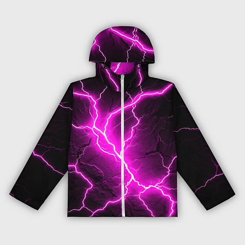 Женская ветровка The color is pink and black / 3D-Белый – фото 1