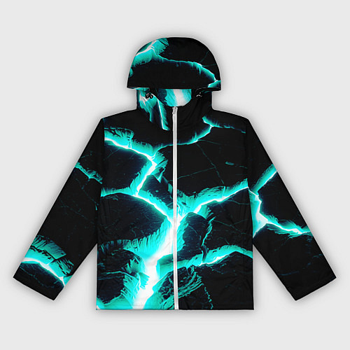 Женская ветровка Color light blue black / 3D-Белый – фото 1