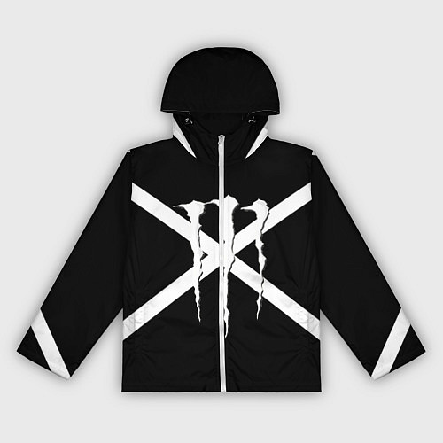 Женская ветровка Monster energy line / 3D-Белый – фото 1