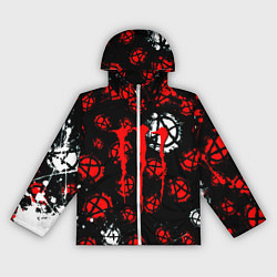 Ветровка с капюшоном женская Monster energy anarhy, цвет: 3D-белый