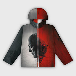 Ветровка с капюшоном женская Сорвиголова рожденный заново Мэтт Мёрдок, цвет: 3D-белый