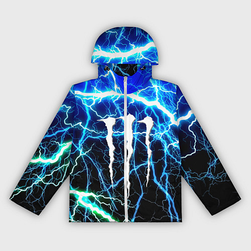 Женская ветровка Monster energy electro / 3D-Белый – фото 1