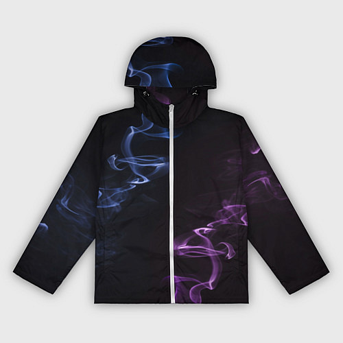 Женская ветровка Color black blue pink / 3D-Белый – фото 1