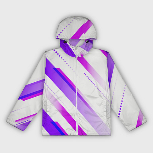 Женская ветровка Color white pink / 3D-Белый – фото 1