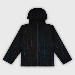 Ветровка с капюшоном женская Color black blue, цвет: 3D-черный