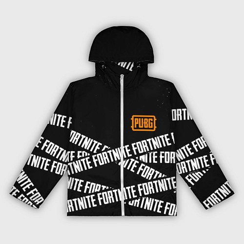 Женская ветровка Fortnite x pubg / 3D-Белый – фото 1