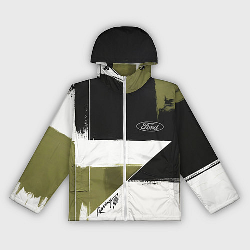 Женская ветровка Ford эмблема / 3D-Белый – фото 1