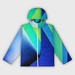 Женская ветровка Color blue green