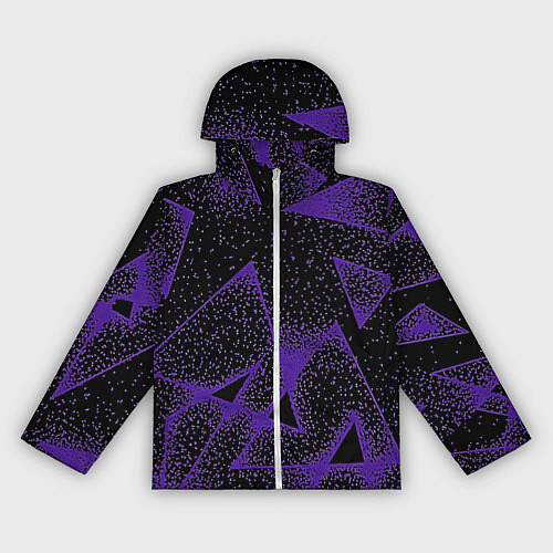 Женская ветровка The triangle is purple / 3D-Белый – фото 1