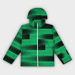 Женская ветровка Color green square