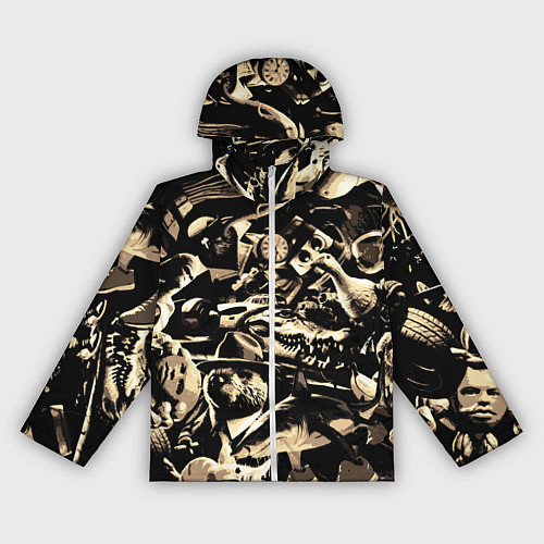 Женская ветровка Итальянские мемы с животными / 3D-Белый – фото 1