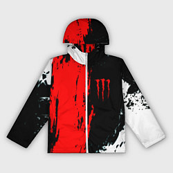 Женская ветровка Monster energy краски спорт