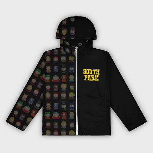 Женская ветровка South park half pattern / 3D-Белый – фото 1