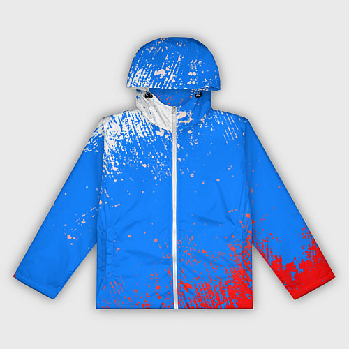 Женская ветровка Патриот - флаг / 3D-Белый – фото 1