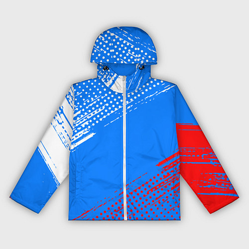 Женская ветровка Патриот - флаг / 3D-Белый – фото 1