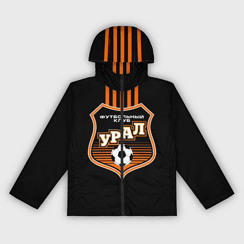 Женская ветровка ФК Урал - полоски / 3D-Черный – фото 1