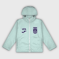 Ветровка с капюшоном женская Фк Уфа - мятный цвет и текстура, цвет: 3D-белый