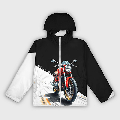 Женская ветровка Ducati Racer / 3D-Белый – фото 1